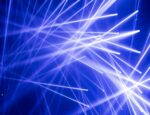 blue lazer lights